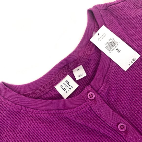 GAP KIDS Girl’s Long Sleeve Waffle-Knit Skater Dress - NEW with Tags - Picture 4 of 6